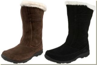 Kamik Womens Brown Waterproof Suede Winter Boots 11