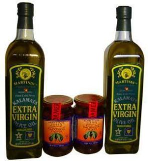 Martinis Kalamata Extra Virgin Olive Oil Large Olives