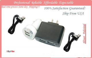AC Adapter Car USB Charger for Samsung Galaxy Tablet Tab 7 8 inch 8