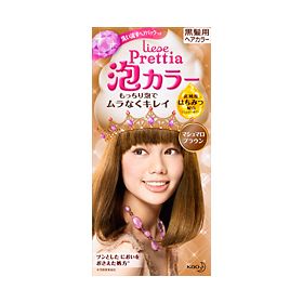 Kao Japan Liese Prettia Bubble Hair Color Kit Marshmallow Brown 57592C