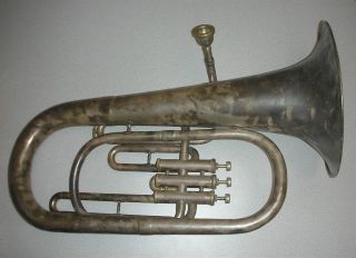 Antique Karl Schubert Czechoslovakia J W Jenkins Special Baritone Tuba