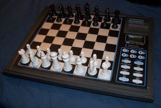 Kasparov Alchemist Electronic CHESS COMPUTER Board Set Saitek COMPLETE