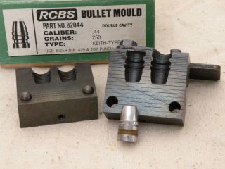RCBS Bullet Mould Mold 44 Cal 250gr Keith w Top Punch