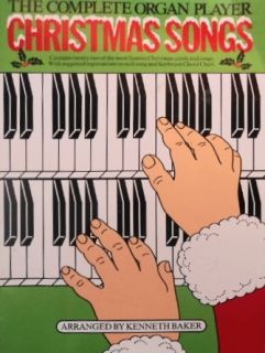 Easy Christmas Songs for Organ Kenneth Baker 1983 48PGS