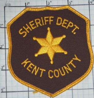 Michigan Kent County Sheriff Dept Patch