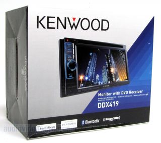 Kenwood DDX419 in Dash 6 1 2 DIN Touchscreen CD DVD Receiver w Built