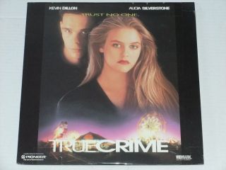 Crime Laserdisc Alicia Silverstone Kevin Dillon Pat Verducci LD