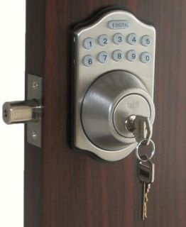Remote Lockey Digital Keyless Electronic Deadbolt Door Lock SN