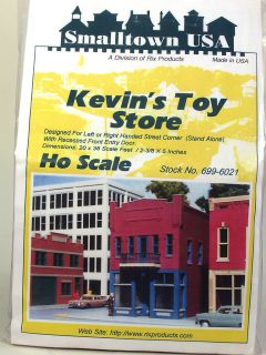 Smalltown USA HO Scale Kevins Toy Store Kit