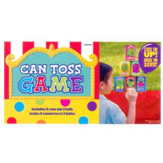 Kids Birthday Party Can Toss with Balls Party Game
