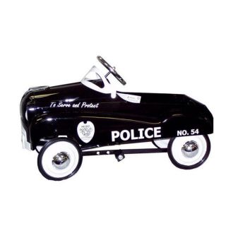  Police Pedal Car Kids Childrens Outdoor Riding Ride On Vehicle Toy