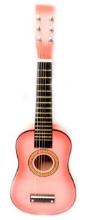 toy pink acoustic guitar string instrument brand new kids toy guitar
