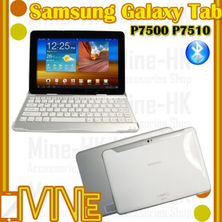 Keyboard with Aluminum Cover Case for Samsung Galaxy Tab 10 1