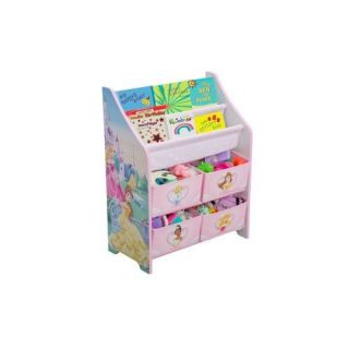 Disney Princess Kids Book Toy Bin Organizer Storage Box