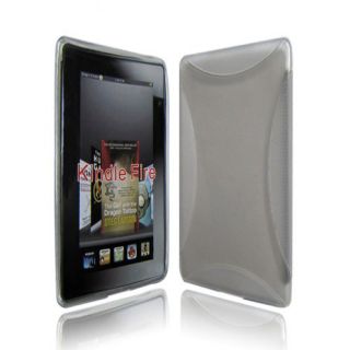 TPU Silicon Skin Case Cover for  Kindle Fire 7 Clear