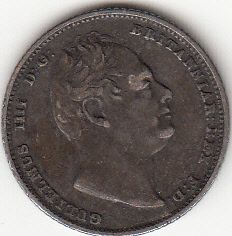 1834 King William IV Sterling Silver Sixpence 92 5 Coin from Great