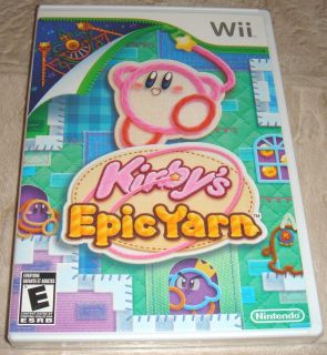 Kirbys Epic Yarn for Nintendo Wii Brand New Factory SEALED