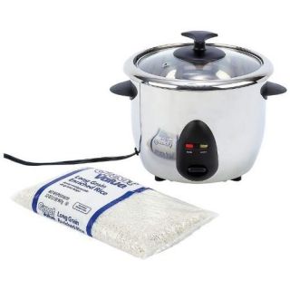 Steel Rice Cooker Kitchen Dining Appliances New Fast S