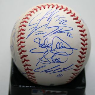Indians Team Signed Official MLB Ball by 19 Kipnis Cabrera Auto