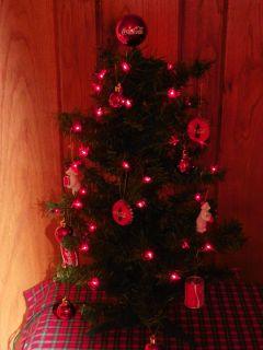 Mini Coca Cola Christmas Tree