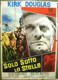 CS54 Lonely Are The Brave Kirk Douglas 4sh Poster Italy