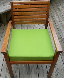 Patio Dining Chair Seat Cushion Choice of Solid Colors 17X17