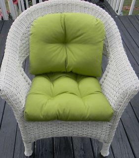 Seat Chair Cushion Back Pillow Cushion Set Choice Solid Colors