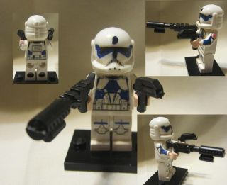 Lego Custom Star Wars Commando Kix with 2 Combat Star Wars Weapons