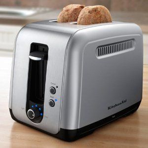 KitchenAid KMT211CU 2 Slice Toaster Silver with Stainless Steel