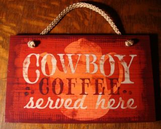  SERVED HERE SIGN Country Primitive Ranch Farm Kitchen Home Decor
