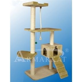 Cat Condo Tree House Scratchpost Bed Pet Furniture New Armarkat 58