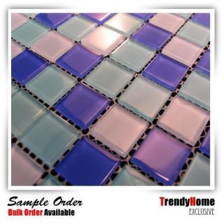 Glass Mosaic Tile Kitchen Backsplash Wall Bathroom Shower Sink