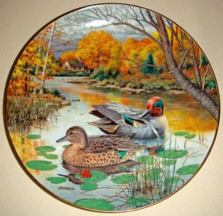 Knowles Collector Plate The Green Winged Teal
