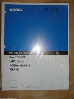 Kobelco Excavator SK350 8 Acera Mark 8 Tier 3 Parts Manual LC91Z0013D5