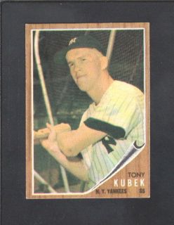 1962 Topps Baseball 430 Tony Kubek Tough EXMT