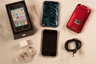 Apple iPhone 3GS 8GB Black Smartphone w Mophie Juice Pack