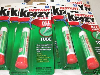 Krazy Glue All Purpose Instant Glue 07 oz Tubes 48 Ea