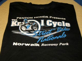 The Krol Cycle Street Bike Nationals 1980s Norwalk Ohio Raceway Park T