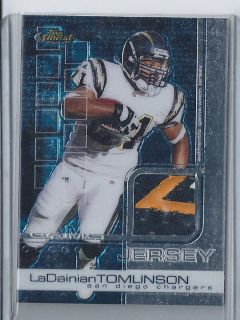LaDainian Tomlinson Game Used Jersey 2002 Finest 3 Color 4 Breaks