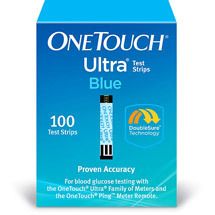 100 One Touch Ultra Blue Test Strips Save $$ Free SHIP