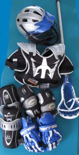 Cascade Lacrosse Gear Helmet s Pads Gloves Stick Etc
