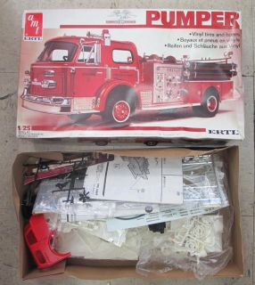 American La France Pumper Fire Truck 1 25 Scale by AMT Ertl Model Kit