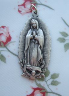 Catholic Medal Large Virgin Mary Our Lady of Guadalupe