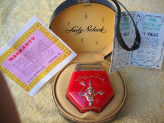 Amazing Lady Schick Electric Razor With Case, Warranty, and Check Up