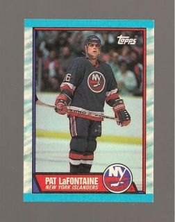 Pat LaFontaine Topps 89 90 Card 60