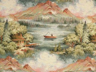 Drapery Upholstery Tapestry Fabric Lake George