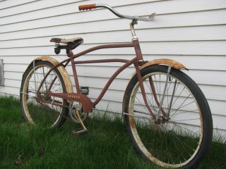 Vintage Hiawatha Seneca Bike Old Antique Bicycle Parts Rat Rod
