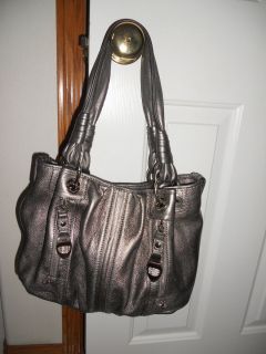 Makowsky Durango Leather Purse in Pewter Look