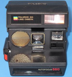 Land Camera Auto Focus 660 Instant Film Camera Rainbow Tested 600 Film