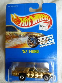 1991 Hot Wheels 57 T Bird Car Collector 190 Gleam Team Edition